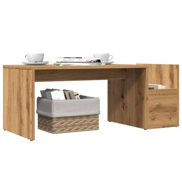 vidaXL Τραπεζάκι Σαλονιού Artisan Δρυς 90x45x35cm Επεξεργασμένο Ξύλο 1 τεμ.