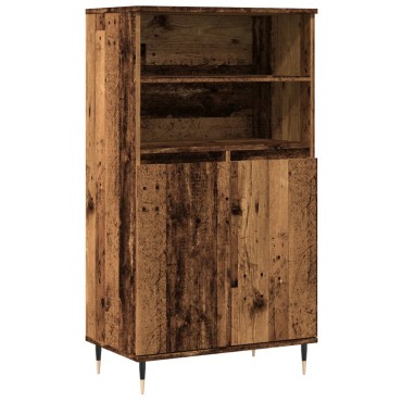 vidaXL Ντουλάπι Όψη Παλαιού Ξύλου 60x36x110cm από Επεξεργασμένο Ξύλο 1 τεμ.