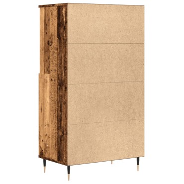 vidaXL Ντουλάπι Όψη Παλαιού Ξύλου 60x36x110cm από Επεξεργασμένο Ξύλο 1 τεμ.