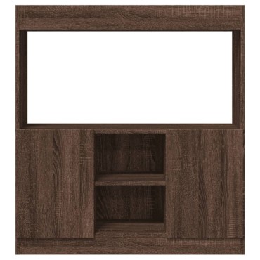 vidaXL Ντουλάπι Καφέ Δρυς 92x33x100cm από Επεξεργασμένο Ξύλο 1 τεμ.