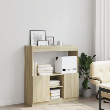 vidaXL Ντουλάπι Sonoma Δρυς 92x33x100cm από Επεξεργασμένο Ξύλο 1 τεμ.