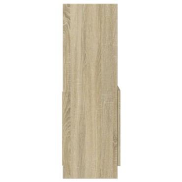vidaXL Ντουλάπι Sonoma Δρυς 92x33x100cm από Επεξεργασμένο Ξύλο 1 τεμ.