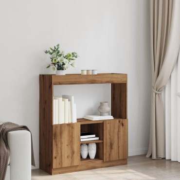 vidaXL Ντουλάπι Αρτισιανή Δρυς 92x33x100cm από Επεξεργασμένο Ξύλο 1 τεμ.