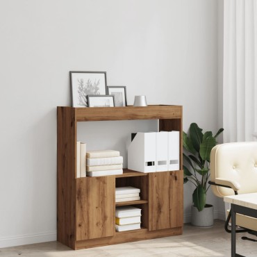 vidaXL Ντουλάπι Αρτισιανή Δρυς 92x33x100cm από Επεξεργασμένο Ξύλο 1 τεμ.