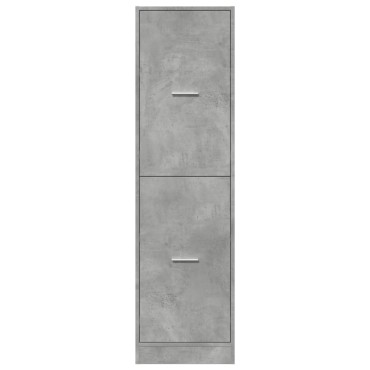 vidaXL Συρταριέρα Γενικής Χρήσης Γκρι Σκυρ.40x41x144,5cm Επεξ. Ξύλο 1 τεμ.