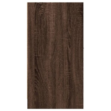 vidaXL Συρταριέρα Γενικής Χρήσης Καφέ Δρυς 40x41x77,5cm Επεξ. Ξύλο 1 τεμ.