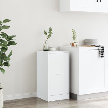 vidaXL Συρταριέρα Γενικής Χρήσης Λευκή 40x41x77,5cm Επεξ. Ξύλο 1 τεμ.