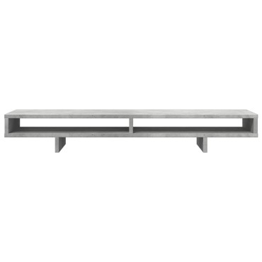 vidaXL Βάση Οθόνης Γκρι Σκυρ. 100x27x15 εκ. Επεξεργ. Ξύλο
