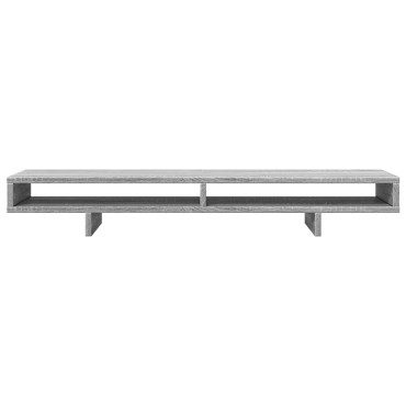 vidaXL Βάση Οθόνης Γκρι Sonoma 100x27x15 εκ. Επεξεργ. Ξύλο