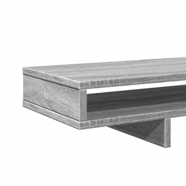 vidaXL Βάση Οθόνης Γκρι Sonoma 100x27x15 εκ. Επεξεργ. Ξύλο