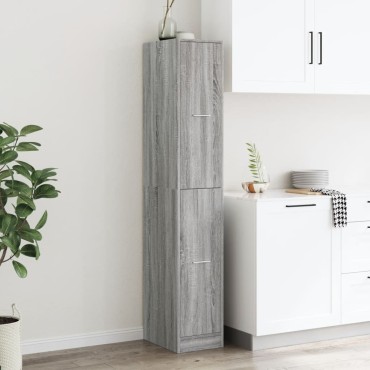 vidaXL Συρταριέρα Γενικής Χρήσης Γκρι Sonoma 30x41x174,5cmΕπεξ. Ξύλο 1 τεμ.