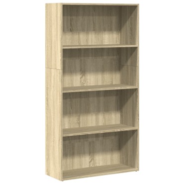 vidaXL Βιβλιοθήκη Sonoma Δρυς 80x30x152cm από Επεξεργασμένο Ξύλο 1 τεμ.
