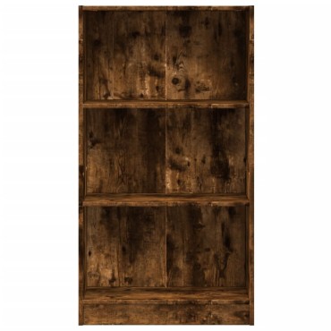 vidaXL Βιβλιοθήκη Καπνιστή Δρυς 60x24x109cm από Επεξεργασμένο Ξύλο 1 τεμ.