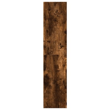 vidaXL Βιβλιοθήκη Καπνιστή Δρυς 60x24x109cm από Επεξεργασμένο Ξύλο 1 τεμ.