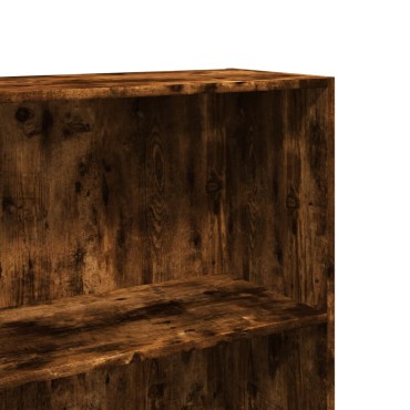 vidaXL Βιβλιοθήκη Καπνιστή Δρυς 60x30x189cm από Επεξεργασμένο Ξύλο 1 τεμ.