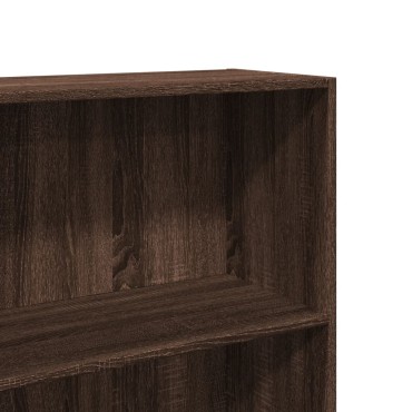vidaXL Βιβλιοθήκη καφέ δρυς 60x30x189cm από Επεξεργασμένο Ξύλο 1 τεμ.