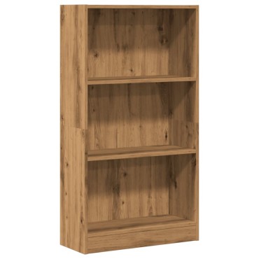 vidaXL Βιβλιοθήκη Αρτισιανή Δρυς 60x24x109cm από Επεξεργασμένο Ξύλο 1 τεμ.