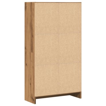 vidaXL Βιβλιοθήκη Αρτισιανή Δρυς 60x24x109cm από Επεξεργασμένο Ξύλο 1 τεμ.