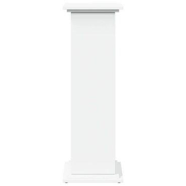 vidaXL Βάση Οθόνης με Αποθ. Λευκή 31x30x90 εκ. Επεξεργασμένο Ξύλο