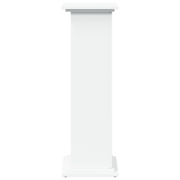 vidaXL Βάση Οθόνης με Αποθ. Λευκή 31x30x90 εκ. Επεξεργασμένο Ξύλο