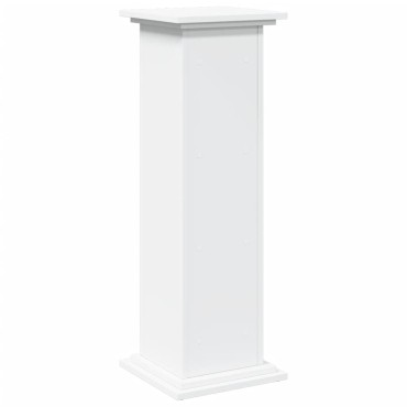 vidaXL Βάση Οθόνης με Αποθ. Λευκή 31x30x90 εκ. Επεξεργασμένο Ξύλο