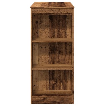 vidaXL Τραπέζι Μπαρ με Ράγες 95x47x103,5cm Επεξεργ. Ξύλο 1 τεμ.