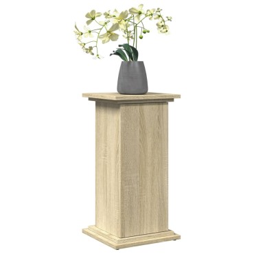 vidaXL Βάση Οθόνης με Αποθ. Sonoma Δρυς 31x30x60 εκ Επεξεργασμένο Ξύλο