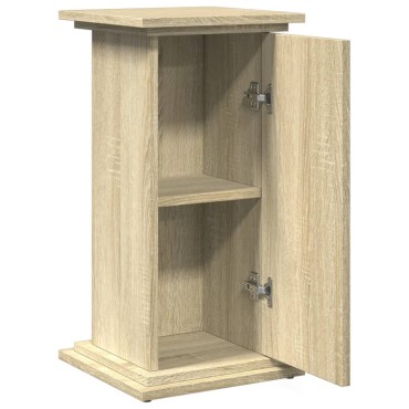 vidaXL Βάση Οθόνης με Αποθ. Sonoma Δρυς 31x30x60 εκ Επεξεργασμένο Ξύλο