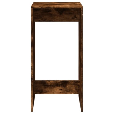 vidaXL Τραπέζι Μπαρ Καπνιστή Δρυς 51x50x103,5cm Επεξ. Ξύλο 1 τεμ.