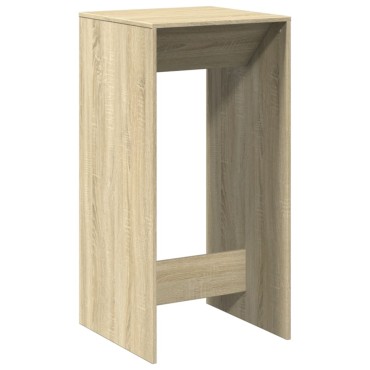 vidaXL Τραπέζι Μπαρ Sonoma Δρυς 51x50x103,5cm Επεξ. Ξύλο 1 τεμ.