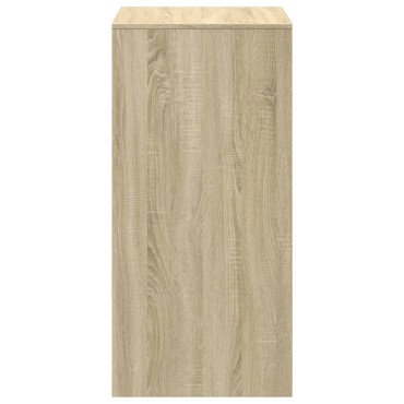 vidaXL Τραπέζι Μπαρ Sonoma Δρυς 51x50x103,5cm Επεξ. Ξύλο 1 τεμ.