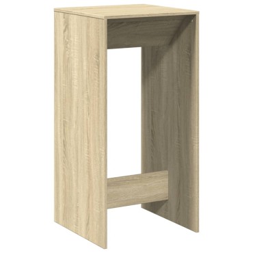 vidaXL Τραπέζι Μπαρ Sonoma Δρυς 51x50x103,5cm Επεξ. Ξύλο 1 τεμ.