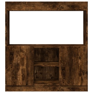 vidaXL Ντουλάπι Καπνιστή Δρυς 92x33x100cm από Επεξεργασμένο Ξύλο 1 τεμ.