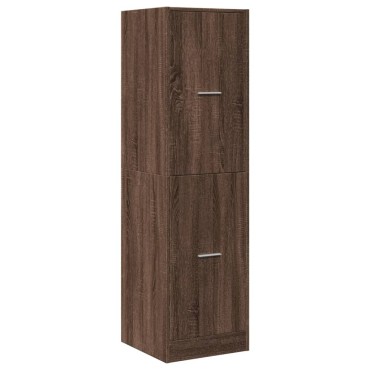 vidaXL Συρταριέρα Γενικής Χρήσης Καφέ Δρυς 40x41x144,5cm Επεξ. Ξύλο 1 τεμ.