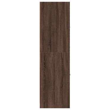 vidaXL Συρταριέρα Γενικής Χρήσης Καφέ Δρυς 40x41x144,5cm Επεξ. Ξύλο 1 τεμ.