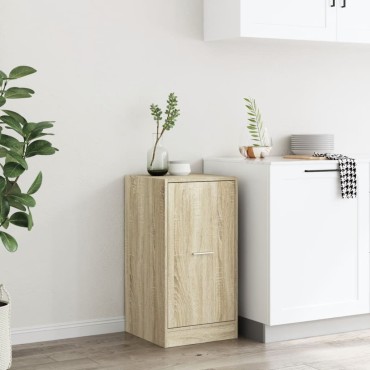 vidaXL Συρταριέρα Γενικής Χρήσης Sonoma Δρυς 40x41x77,5cm Επεξ. Ξύλο 1 τεμ.