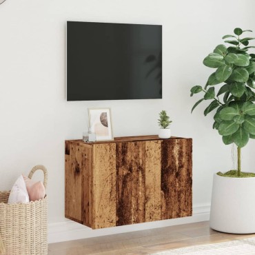 vidaXL Ντουλάπι Τοίχου Τηλεόρασης Παλαιό Ξύλο 60x30x41cm