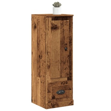 vidaXL Ντουλάπι Όψη Παλαιού Ξύλου 36x35,5x103,5cm Επεξεργασμένο Ξύλο 1 τεμ.