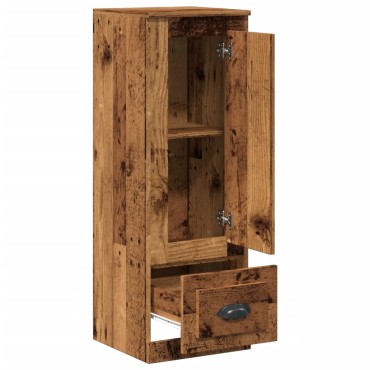 vidaXL Ντουλάπι Όψη Παλαιού Ξύλου 36x35,5x103,5cm Επεξεργασμένο Ξύλο 1 τεμ.
