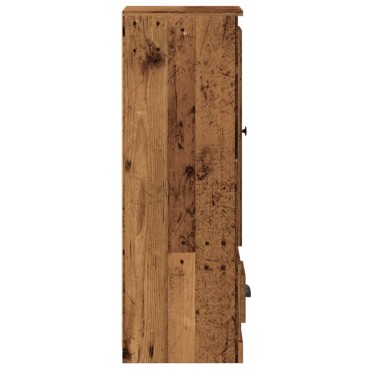 vidaXL Ντουλάπι Όψη Παλαιού Ξύλου 36x35,5x103,5cm Επεξεργασμένο Ξύλο 1 τεμ.