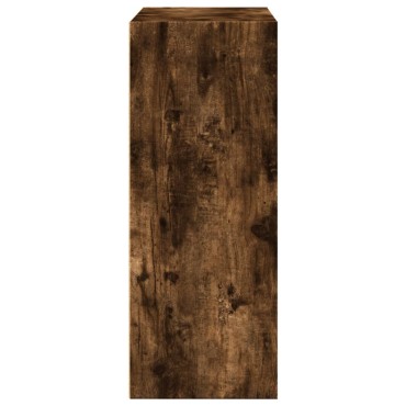 vidaXL Βιβλιοθήκη Καπνιστή Δρυς 80x30x77cm από Επεξεργασμένο Ξύλο 1 τεμ.