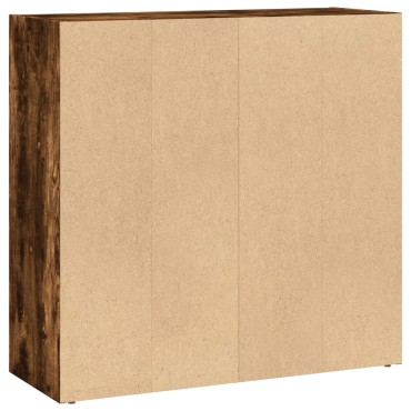 vidaXL Βιβλιοθήκη Καπνιστή Δρυς 80x30x77cm από Επεξεργασμένο Ξύλο 1 τεμ.