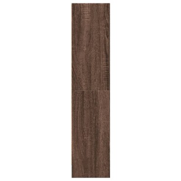 vidaXL Βιβλιοθήκη Καφέ Δρυς 60x24x109cm από Επεξεργασμένο Ξύλο 1 τεμ.