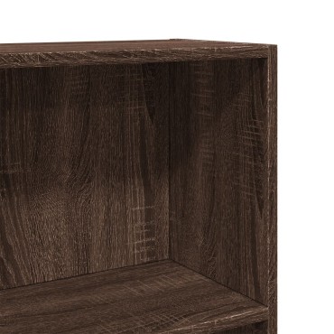 vidaXL Βιβλιοθήκη Καφέ Δρυς 60x24x109cm από Επεξεργασμένο Ξύλο 1 τεμ.