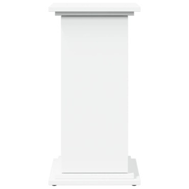 vidaXL Βάση Οθόνης με Αποθ. Λευκή 31x30x60 εκ. Επεξεργασμένο Ξύλο