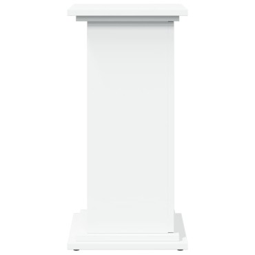 vidaXL Βάση Οθόνης με Αποθ. Λευκή 31x30x60 εκ. Επεξεργασμένο Ξύλο