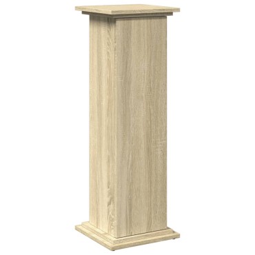 vidaXL Βάση Οθόνης με Αποθ. Sonoma Δρυς 31x30x90 εκ Επεξεργασμένο Ξύλο