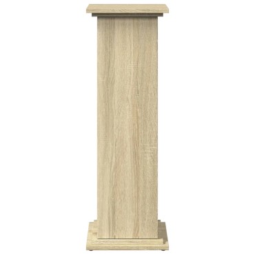vidaXL Βάση Οθόνης με Αποθ. Sonoma Δρυς 31x30x90 εκ Επεξεργασμένο Ξύλο