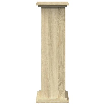 vidaXL Βάση Οθόνης με Αποθ. Sonoma Δρυς 31x30x90 εκ Επεξεργασμένο Ξύλο