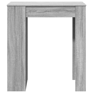 vidaXL Τραπέζι Μπαρ Γκρι Sonoma 95x47x103,5cm από Επεξεργ. Ξύλο 1 τεμ.